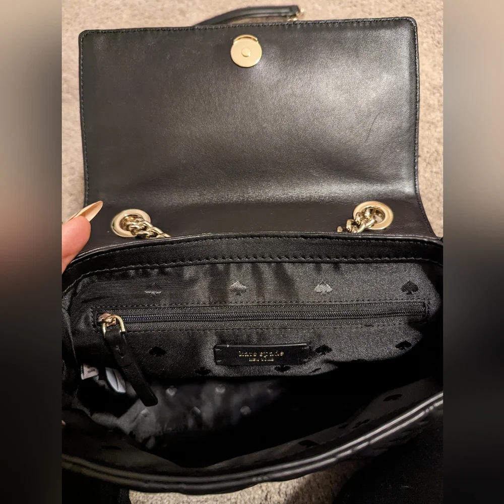Kate Spade Briar Lane Quilted Black convertible bag - Picture 2 of 4
